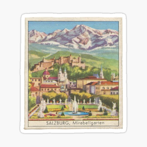 Item preview, Salzburg Austria Beneath the Mountains designed and sold by vintage-pete.