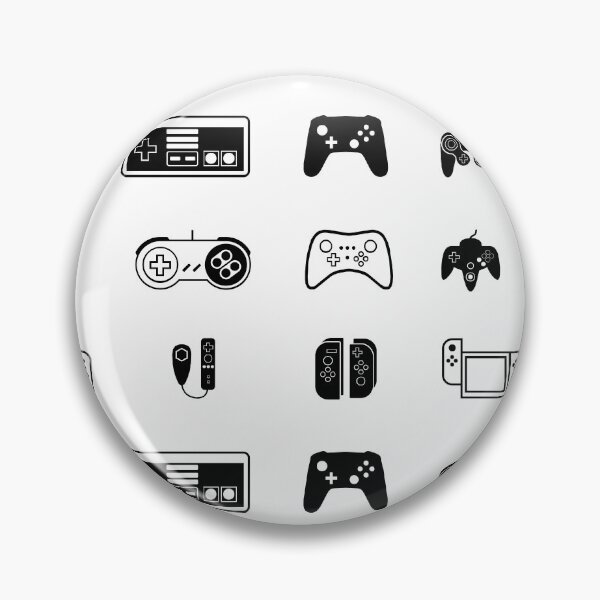 Item preview, Video game lover, controllers, retro video game consoles in pattern designed and sold by Bacilococo.