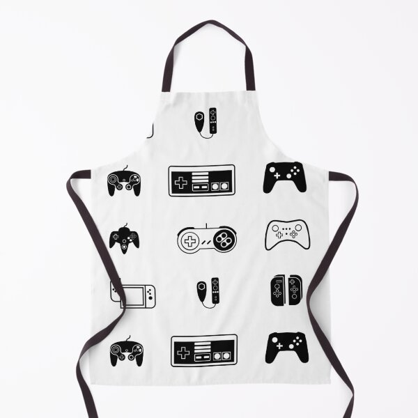 Item preview, Video game lover, controllers, retro video game consoles in pattern designed and sold by Bacilococo.