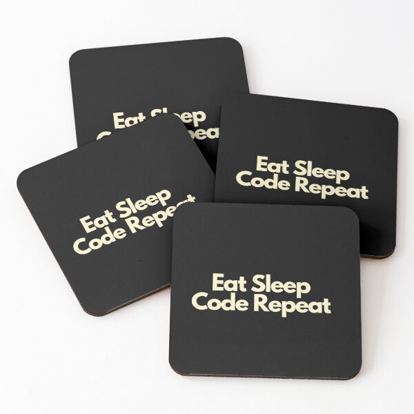 Item preview, Eat Sleep Code Repeat designed and sold by Imaginative Expressions⭐️ ⭐️ ⭐️ ⭐️ ⭐️.