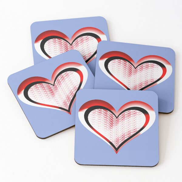 Item preview, Red And Black Heart designed and sold by customgiftstore.