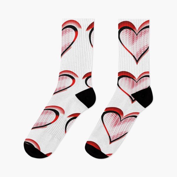 Item preview, Red And Black Heart designed and sold by customgiftstore.