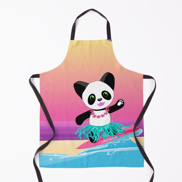 Item preview, Happy Summer - featuring Happy Panda. By Cute Kawaii Art. designed and sold by CuteKawaiiArt.