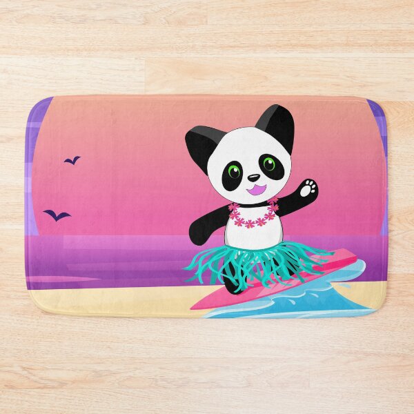 Item preview, Happy Summer - featuring Happy Panda. By Cute Kawaii Art. designed and sold by CuteKawaiiArt.