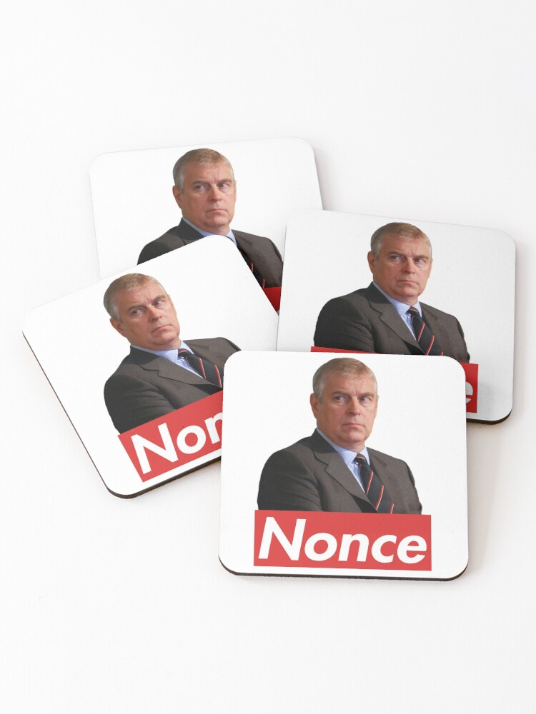 Prince Andrew Nonce Coasters Set of 4