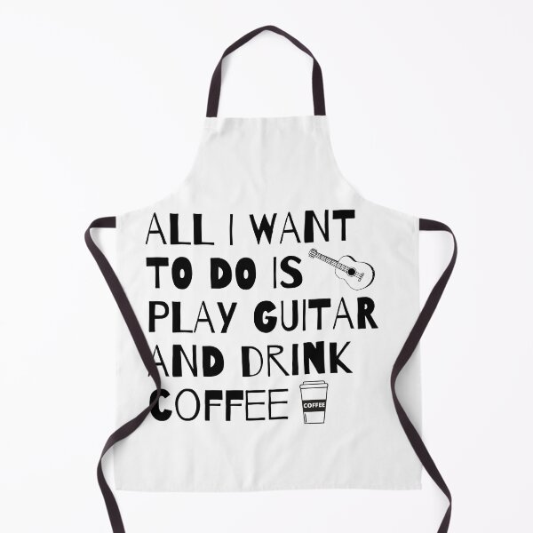 Item preview, All I Want to do is play Guitar and Drink Coffee designed and sold by fantasticpud.