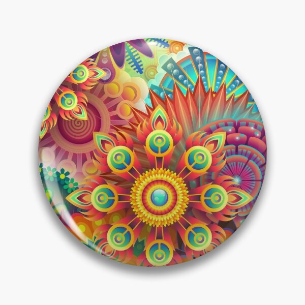 Item preview, Colored art flower designed and sold by Funtastic-GOODS.