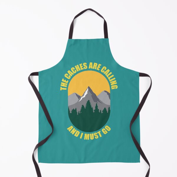 Item preview, The caches are calling me and I must go- design for geocaching in yellow designed and sold by anins-azuree.