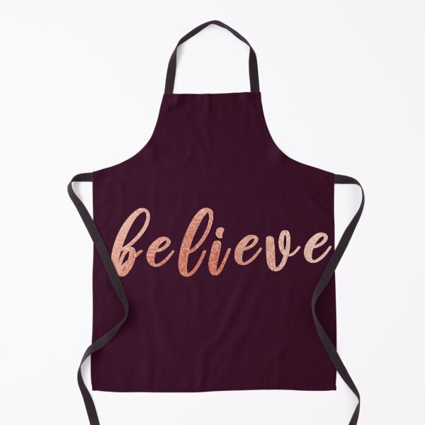 Item preview, Rose Gold Calligraphy Believe Inspirational Quote designed and sold by NAYANA S KUMAR.
