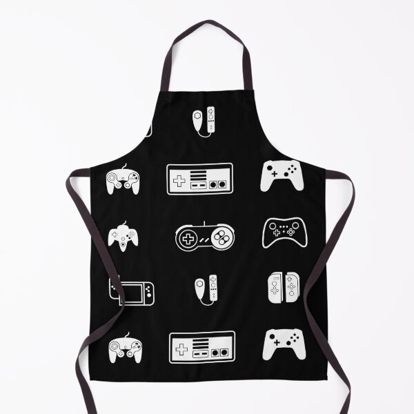 Item preview, Video game lover, controllers, retro video game consoles in pattern designed and sold by Bacilococo.