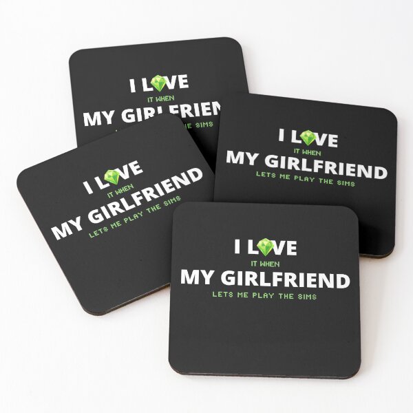 Item preview, I Love It When My Girlfriend Lets Me Play The Sims designed and sold by itsokaybyme.