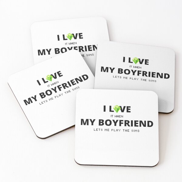 Item preview, I Love It When My Boyfriend Lets Me Play The Sims  designed and sold by itsokaybyme.