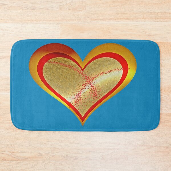 Item preview, Red Golden Heart designed and sold by customgiftstore.