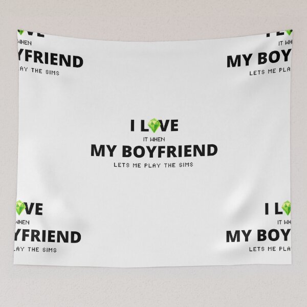 Item preview, I Love It When My Boyfriend Lets Me Play The Sims  designed and sold by itsokaybyme.