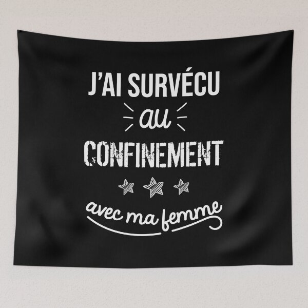 Item preview, I survived confinement with my wife designed and sold by Catcrea.
