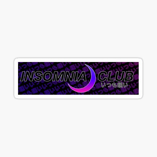Insomnia Club JDM Slap Sticker