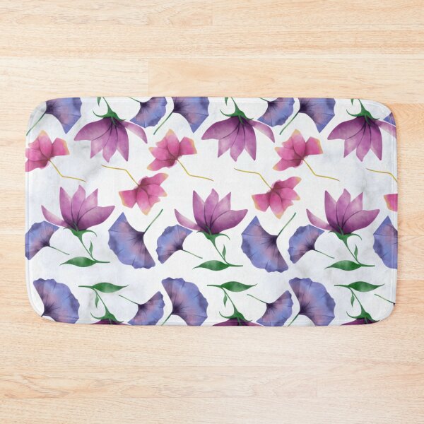 Item preview, Purple and Pink Pressed Flower Petals Floral Pattern  designed and sold by MynameisRafe.