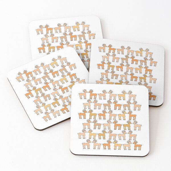Item preview, Cute Bighorn Sheep Pattern (Mouflon) designed and sold by Davey's Designs.