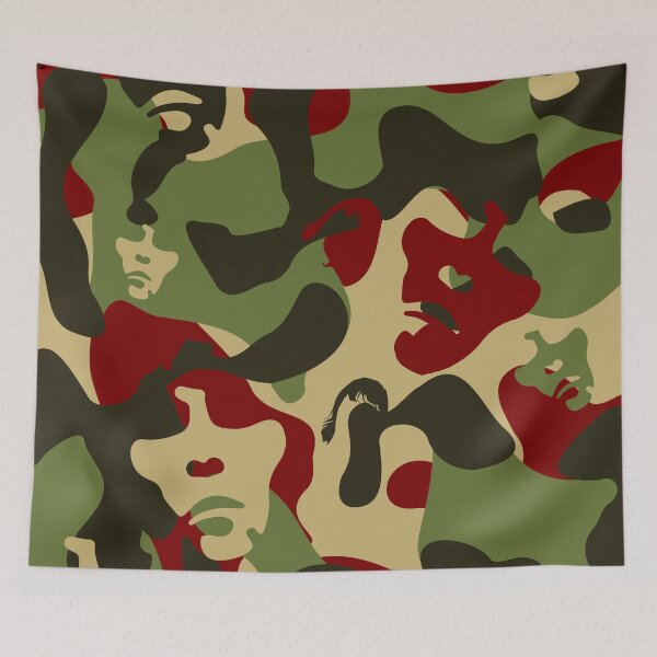 Item preview, Ian Brown, Camouflage, Stone Roses, F.E.A.R designed and sold by PunkRat-Co.