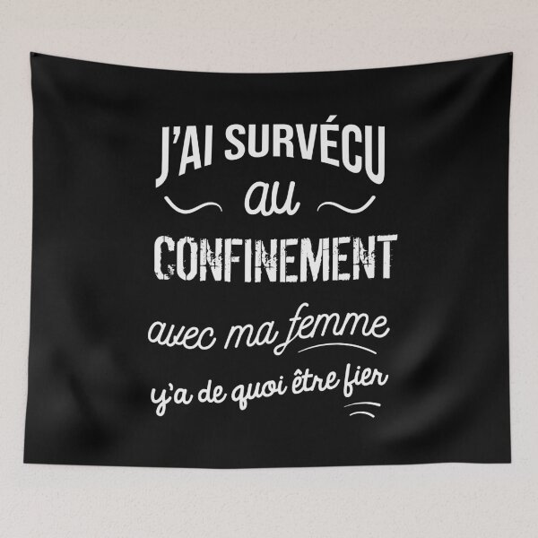 Item preview, I survived confinement with my wife designed and sold by Catcrea.