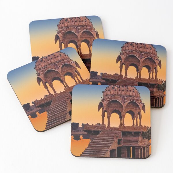 Item preview, Gadisar Lake in Jaisalmer - India designed and sold by ShreyIllustrate.