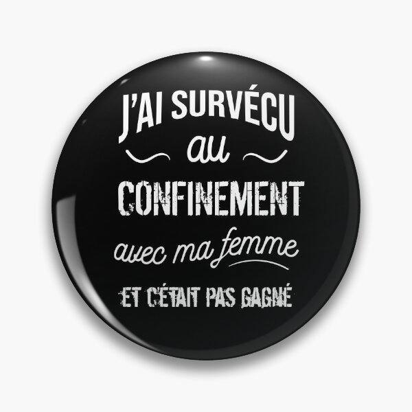 Item preview, I survived confinement with my wife designed and sold by Catcrea.