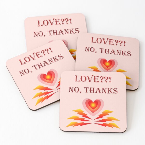 Item preview, Love??! No, thanks designed and sold by helenkaiy.