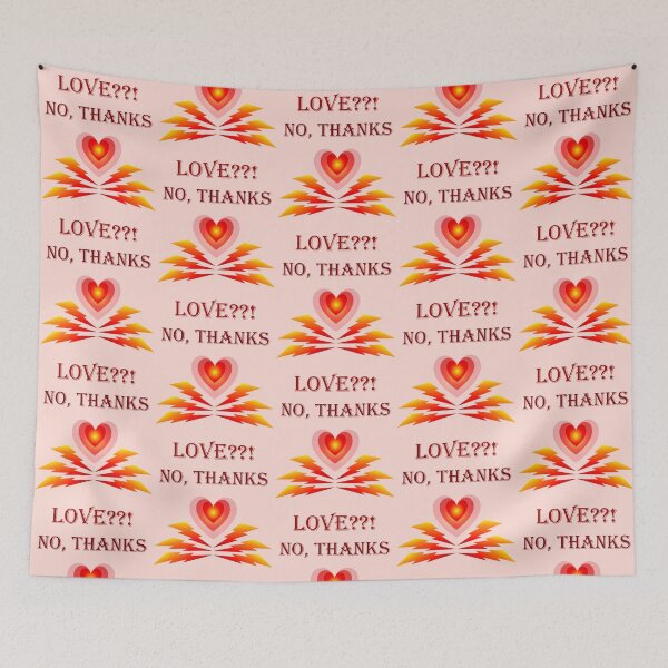 Item preview, Love??! No, thanks designed and sold by helenkaiy.