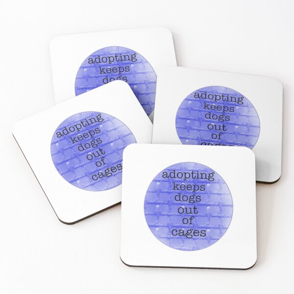 Item preview, adopting keeps dogs out of cages designed and sold by Lena Gripp.