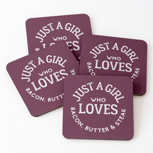 Item preview, Just a Girl Who Loves Bacon, Butter & Steak Keto designed and sold by kroegerjoy.