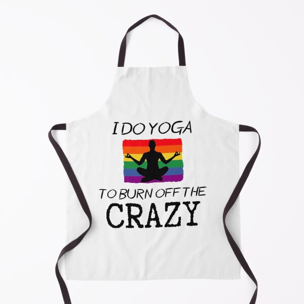 Item preview, I Do Yoga To Burn Off The Crazy - Sukhasana Pose designed and sold by SimpleUniverse.