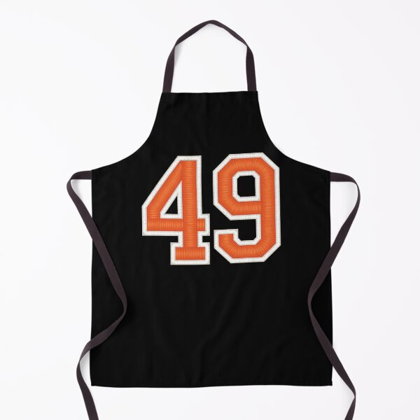 Artikelvorschau, Sport Nummer 49 Trikot neunundvierzig Orange entworfen und verkauft von elhefe.