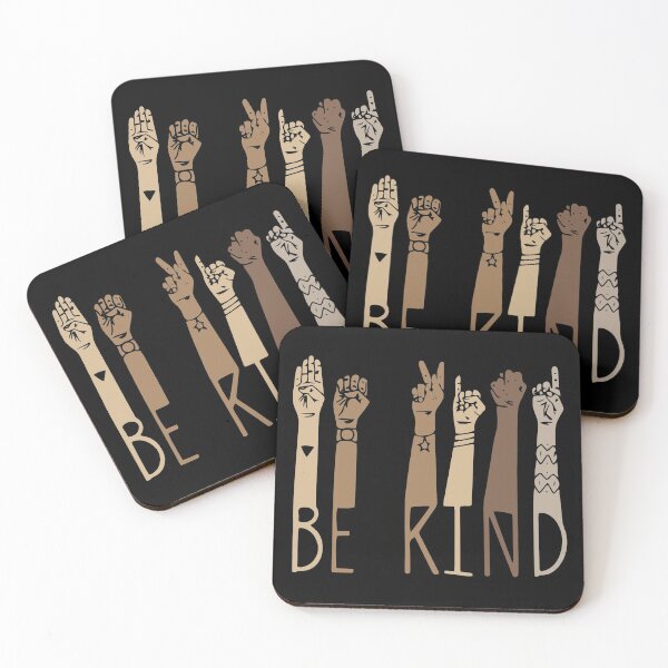 Item preview, Be Kind BLM Equality Sign Language  designed and sold by maploondesigns.