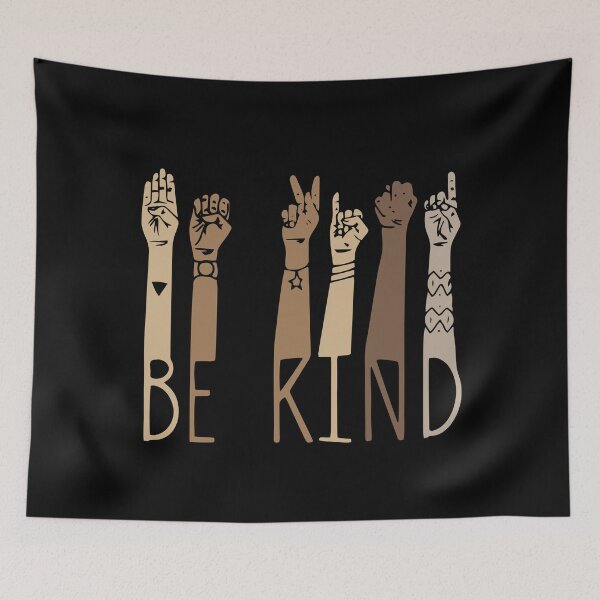 Item preview, Be Kind BLM Equality Sign Language  designed and sold by maploondesigns.