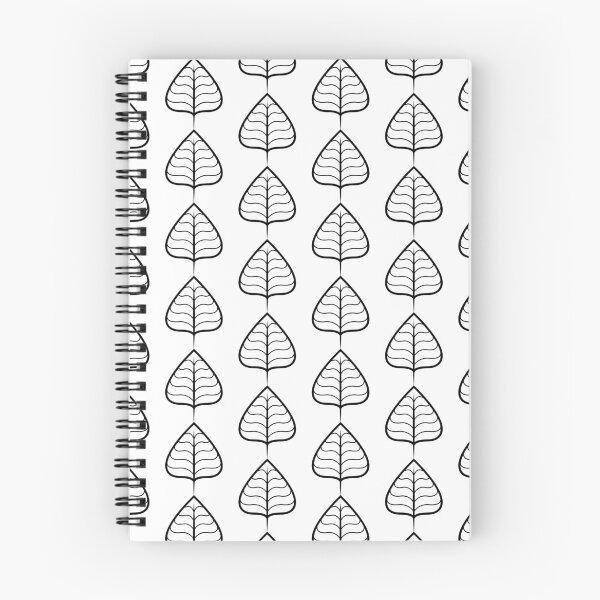 Item preview, Modern Leaves Line Pattern designed and sold by hatimelhag.