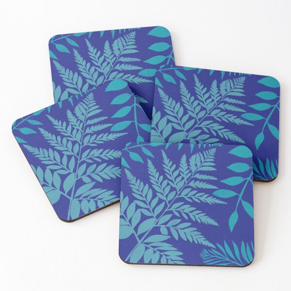 Item preview, Forest Leaves Blockprint designed and sold by annieriker.