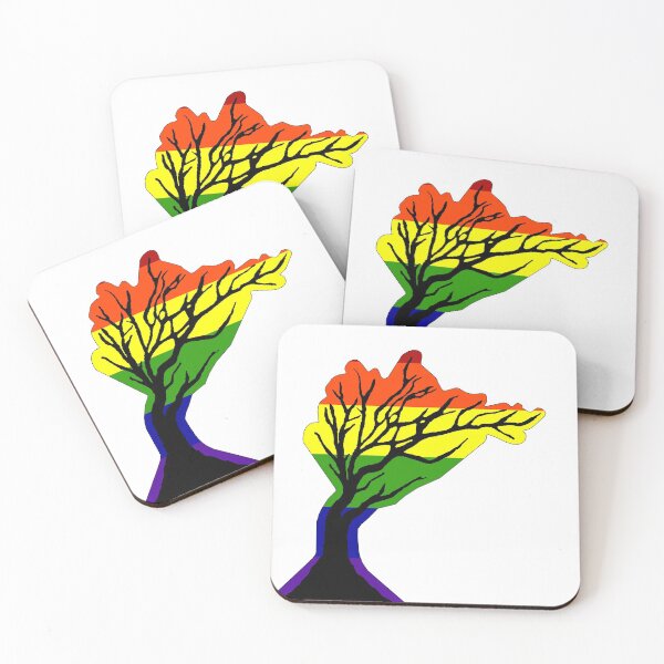 Item preview, Rainbow tree designed and sold by TheLoveableDork.