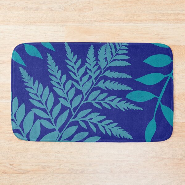 Item preview, Forest Leaves Blockprint designed and sold by annieriker.