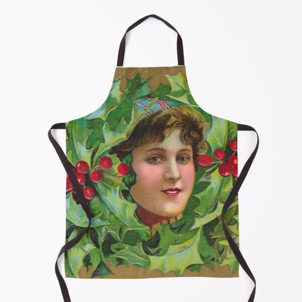 Item preview, Antique Christmas Holly Ephemera designed and sold by Periscope9.