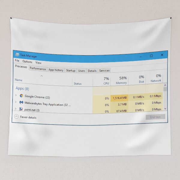Item preview, Windows 10 Task Manager designed and sold by bbarcesaj125.