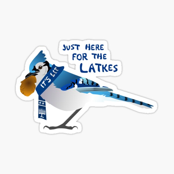 Latke Jay Sticker