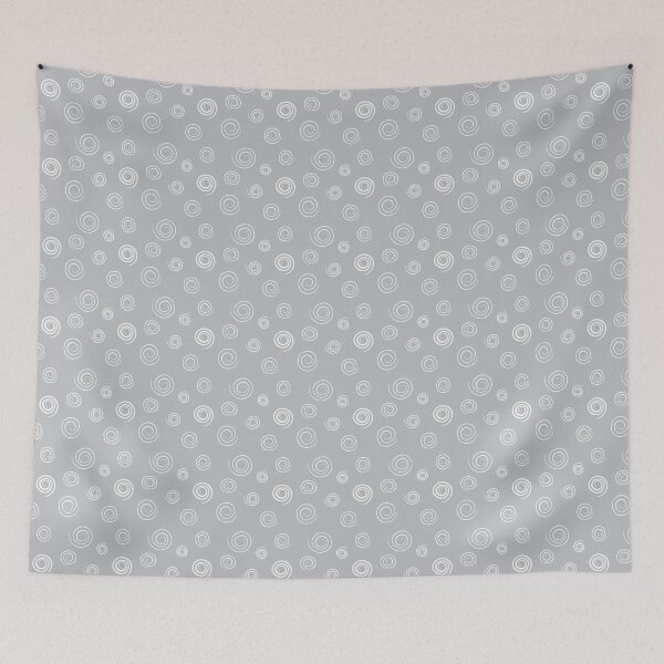 Item preview, White doodles on grey designed and sold by Enika.