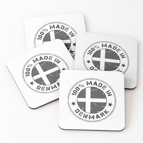 Item preview, Denmark Danish flag flag stamp designed and sold by GeogDesigns.