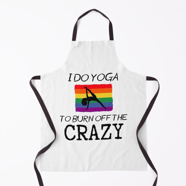 Item preview, I Do Yoga To Burn Off The Crazy - Side Plank Pose designed and sold by SimpleUniverse.