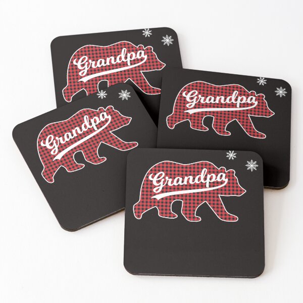 Item preview, Red Plaid Grandpa Bear Family  designed and sold by creativehive.