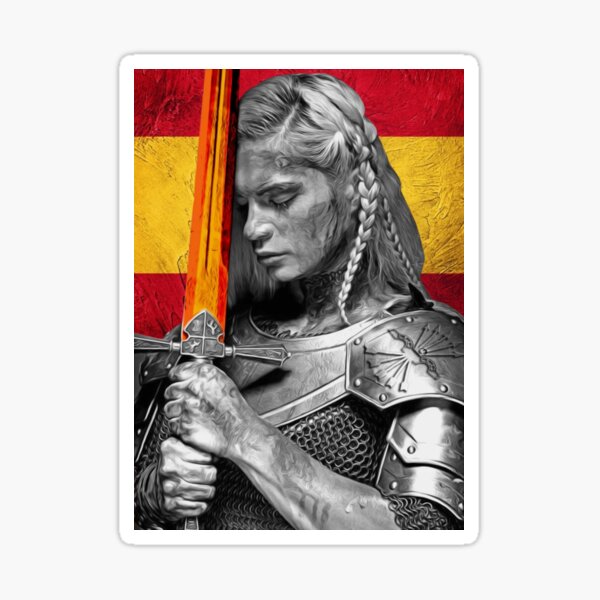 "Spanish warrior" Sticker for Sale by franciscohdez87 Redbubble