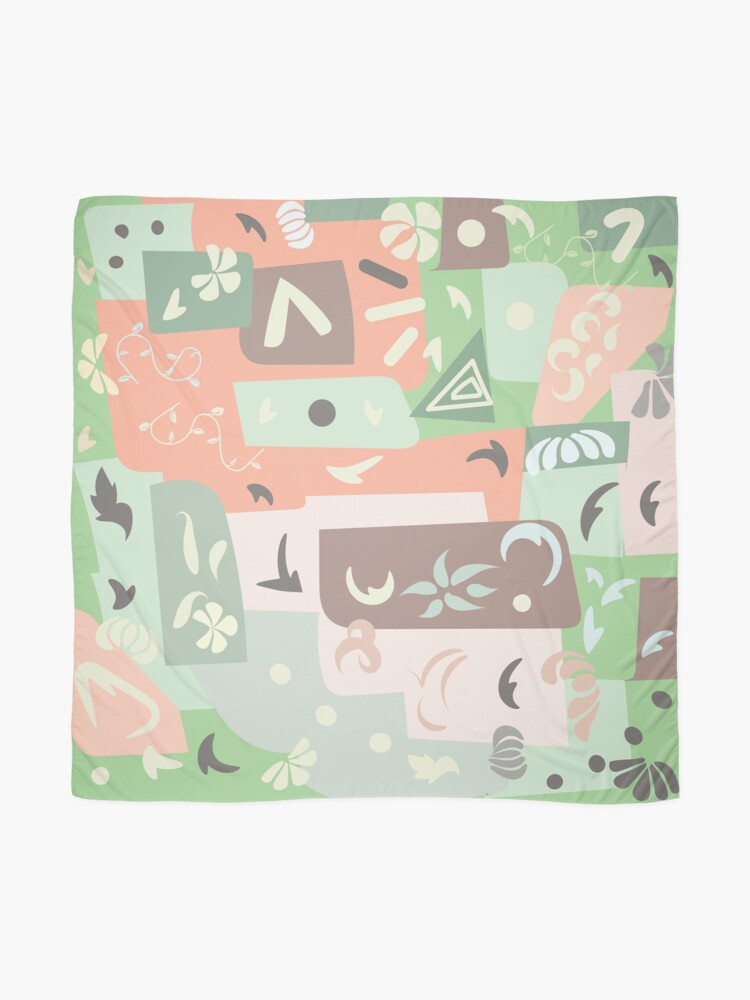 Alternate view of Fudge and mudge Scarf