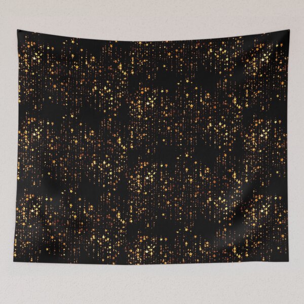 Item preview, Christmas Golden Star pattern designed and sold by NomadMessenger.