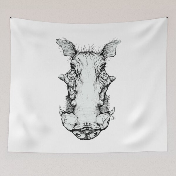 Item preview, Warthog (Pumbaa) Face Sketch designed and sold by ABCmicrogrants.