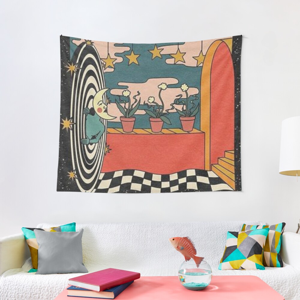 Discover Indie Moon Tapestry